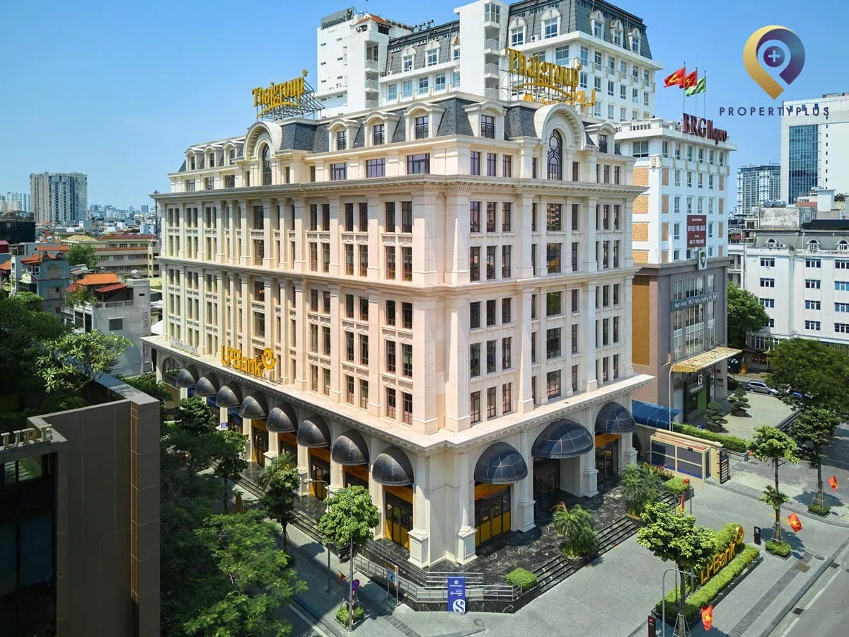 Toàn cảnh tòa nhà ThaiSquare-Caliria nổi bật tại Hà Nội